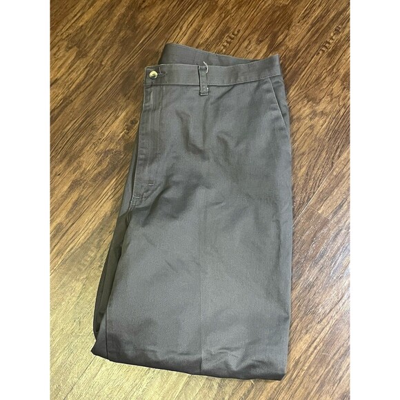 Timber Creek By Wrangler Men’s Pants Brown 40X32 Flat Front - Picture 1 of 7